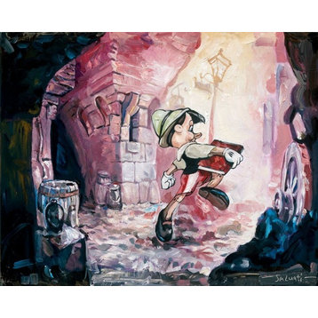 Disney Fine Art I'm a Boy! by Jim Salvati, Gallery Wrapped Giclee