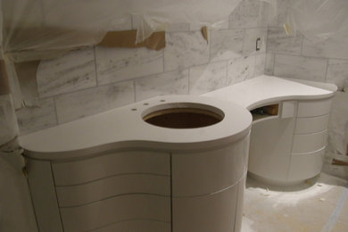 Example of a bathroom design in Other