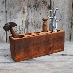 Reclaimed Wood Desk Caddy - Products