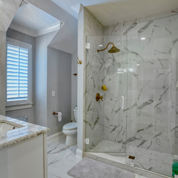 Luxury upgrades. Before/After