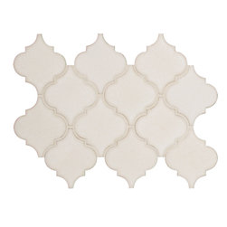 Antique White Arabesque - Mosaic Tile