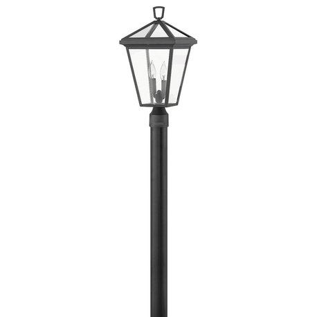 Museum Black LED Post Top or Pier Mount Lantern from the Alford Place Collecti