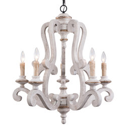 French Country Chandeliers by Five Oaks Furniture