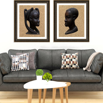 "Heritage 1 & 2" African Fine Art Prints