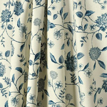 Blue Floral Fabric