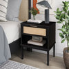 Caine Rattan Night Stand/ Side Table