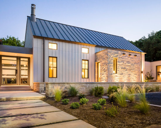 Stone With Board And Batten | Houzz