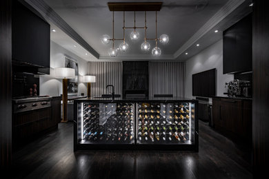 Large transitional kitchen photo in Toronto