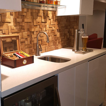 Wet Bar with Beer Tap