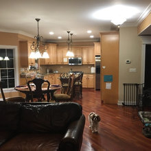 want to make over family room and kitchen
