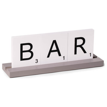 Bar Scrabble Design Table Top Decor