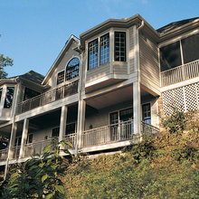 Hillside homes