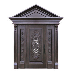 Neo-Classical Double Entry Doors - Front Doors
