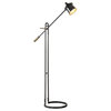 Contemporary Architecture Arm Floor Lamp 64in Adjustable Height Spotlight Bronze