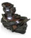 Alpine 3 Tier Rainforest Fountain With LED Lights, 28" Tall