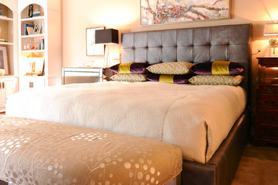 Example of a trendy bedroom design in Dallas
