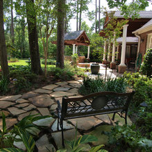 country pool landscape