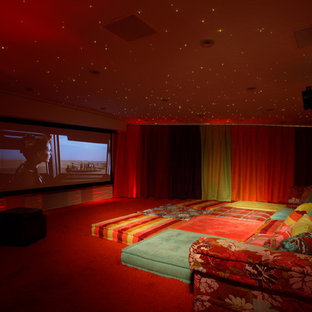 Home theater - home theater idea in Cleveland