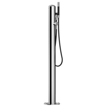 "Spring" Free Standing Hand Spray Column, Hot and Cold