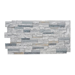 DURANGO FAUX STACKED STONE- 24"H x 48"W - Wall Panels