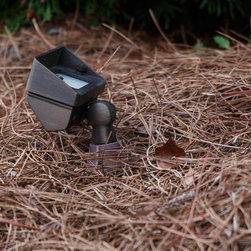Marietta, GA House and Yard Project LED Brass Wash Light - Outdoor Lighting