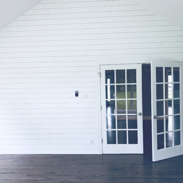 Newark Delaware Shiplap Wall Sunroom Remodel