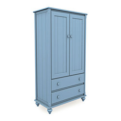 Cottage Two Drawer Armoire - Armoires And Wardrobes