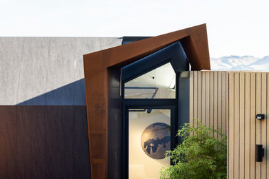 Design ideas for a contemporary entryway in Christchurch.