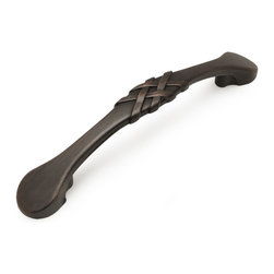 Cosmas - Cabinet Pull, 3-3/4" Hole Centers, Set of 25 - Cabinet And Drawer Handle Pulls