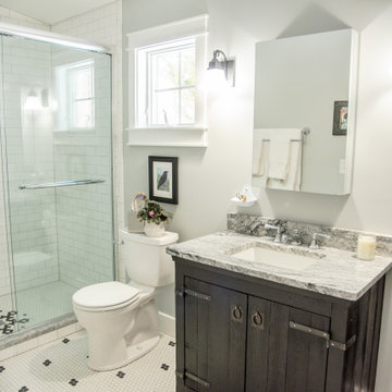 Craftsman Farmhouse Guest Bath