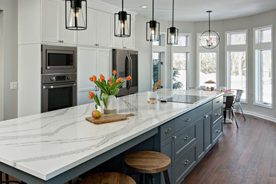 Kitchen - large transitional kitchen idea in Minneapolis