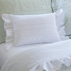 Elisa Egg-Shell White Boudoir Pillow