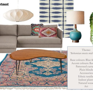 Bohemian meets mid-century