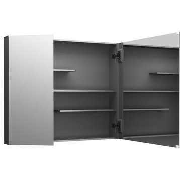 Kohler Maxstow 30"W x 24"H Medicine Cabinet, Dark Anodized Aluminum 81146-DA1