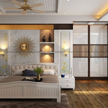 The master bedrooms are done up wooden floors providing a certain charm giving i