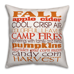 Favorite Fall Things Pillow - Products