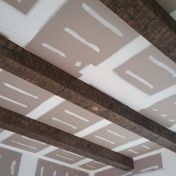 Adze surfaced Pine box beams - Products