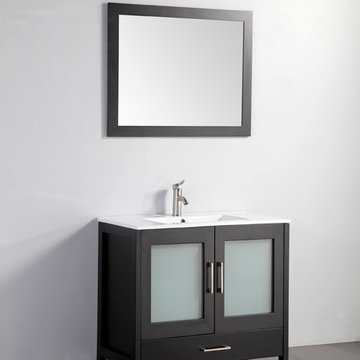 Argentina 48" Single Sink Modern Bathroom Vanity - Espresso