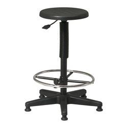 Work Smart Collection Stool with Footrest - Living Room Chairs