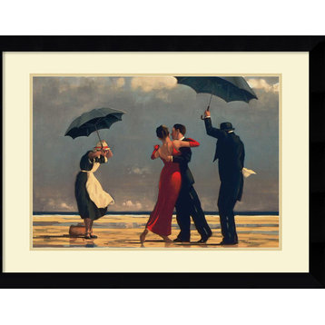Framed Art Print 'The Singing Butler' by Jack Vettriano, Outer Size 38x27