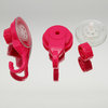 Strong Hold Vacuum Suction Cup Hooks Shower-Kitchen Walls Organizer Loofah Set 2