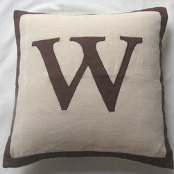 Custom made monogram pillows - Products