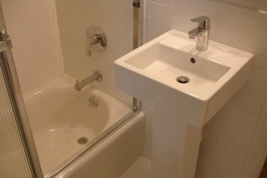 Inspiration for a contemporary bathroom remodel in DC Metro
