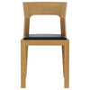 Montecito Teak Wood Modern Round Dining Chair
