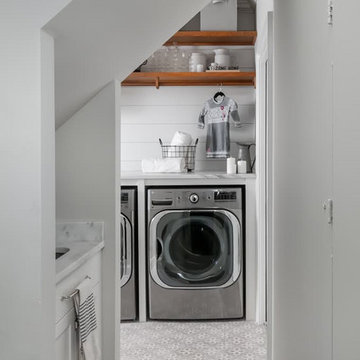 Organized Mudroom and Laundry