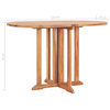 vidaXL Patio Dining Table Folding Outdoor Garden Furniture Solid Teak Wood