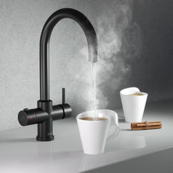 Filtrata Matte Black 4 in 1 Boiling Water Tap - Kitchen Taps