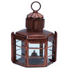 Clipper Electric Lamp, Antique Copper, 11"