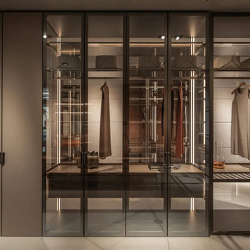 Walk-In Closet - Portale G Italian Modern Walk In Closet System