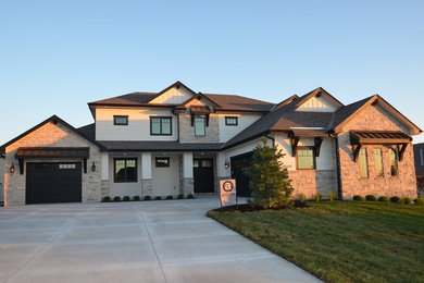 Modern exterior home idea in Omaha
